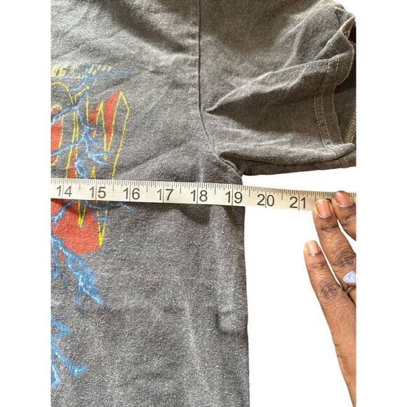 DEATH ROW RECORDS Graphic Cotton Tee Shirt Washed Faded Size M - Picture 7 of 7